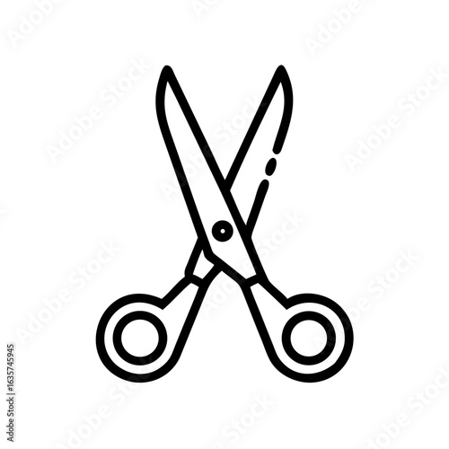 Scissors Icon for Creativity and Crafting Topics