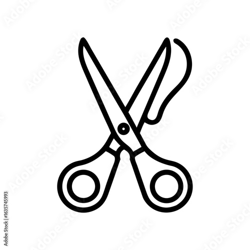 Scissors Icon for Creativity and Crafting Topics