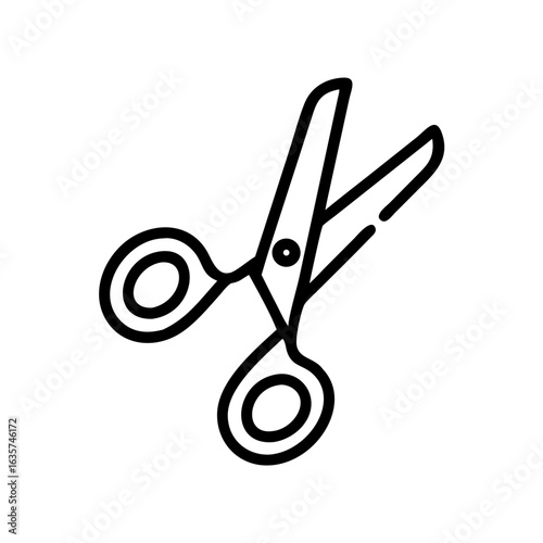 Scissors Icon for Creativity and Crafting Topics