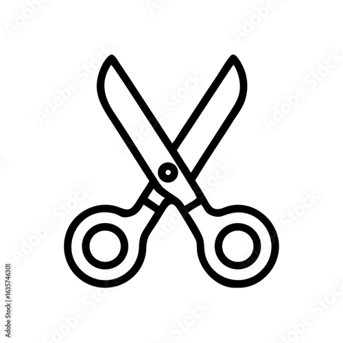 Scissors Icon for Creativity and Crafting Topics