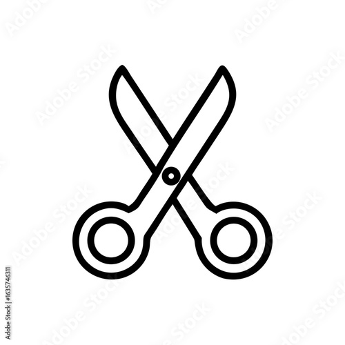 Scissors Icon for Creativity and Crafting Topics