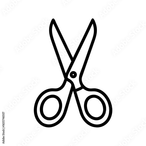 Scissors Icon for Creativity and Crafting Topics