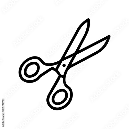 Scissors Icon for Creativity and Crafting Topics