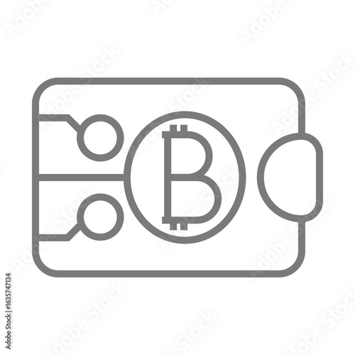 Cryptocurrency Wallet Icon Design