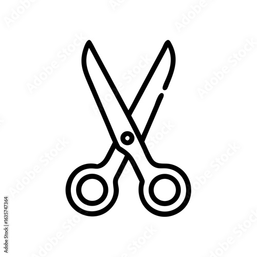 Scissors Icon for Creativity and Crafting Topics