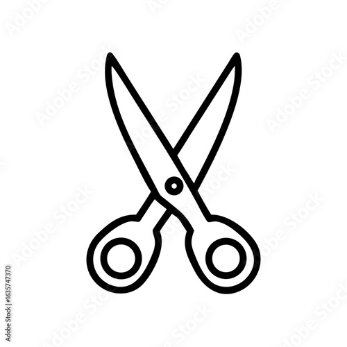Scissors Icon for Creativity and Crafting Topics