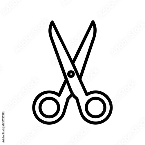 Scissors Icon for Creativity and Crafting Topics