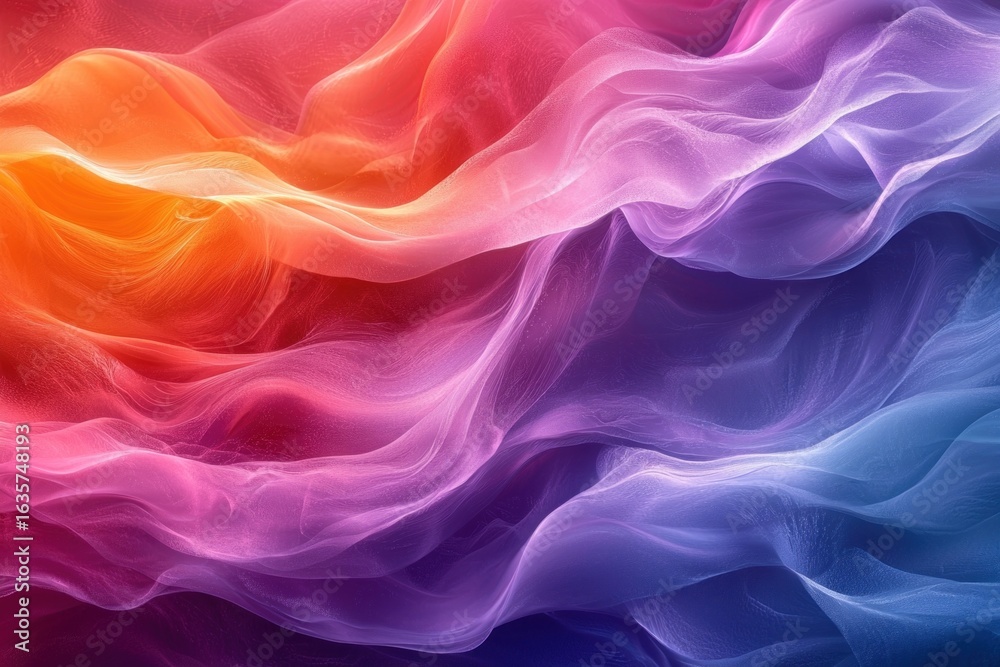 Obraz premium Abstract Neon Color Gradient Blurred Background with Dynamic Effect. Abstract Modern Dynamic Colors Gradient Background. Grainy Texture Background Style with Copy space. 