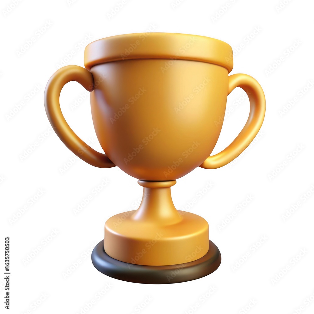 3d golden trophy award isolated on transparent background 3d golden trophy award isolated on transparent background