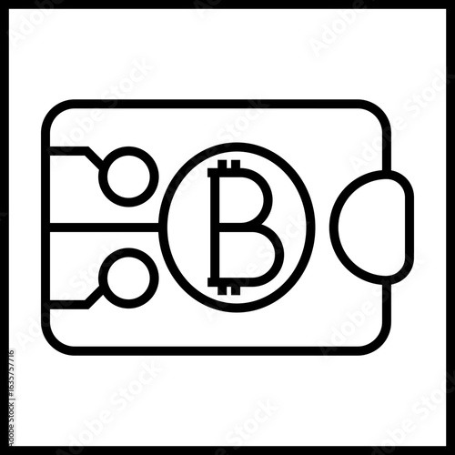 Cryptocurrency Wallet Icon Design