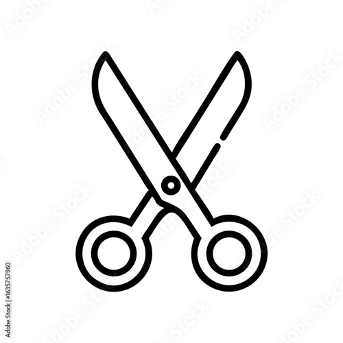 Scissors Icon for Creativity and Crafting Topics