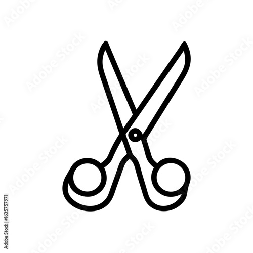 Scissors Icon for Creativity and Crafting Topics