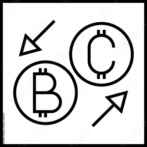 Token Swap Icon Design