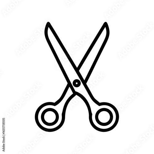Scissors Icon for Creativity and Crafting Topics
