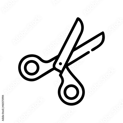 Scissors Icon for Creativity and Crafting Topics