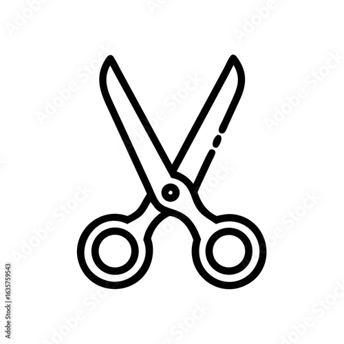 Scissors Icon for Creativity and Crafting Topics