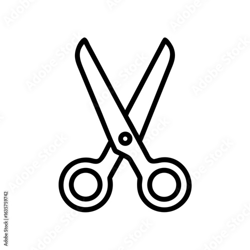 Scissors Icon for Creativity and Crafting Topics