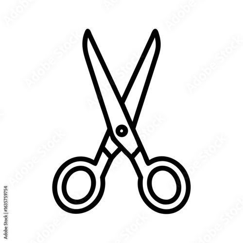 Scissors Icon for Creativity and Crafting Topics
