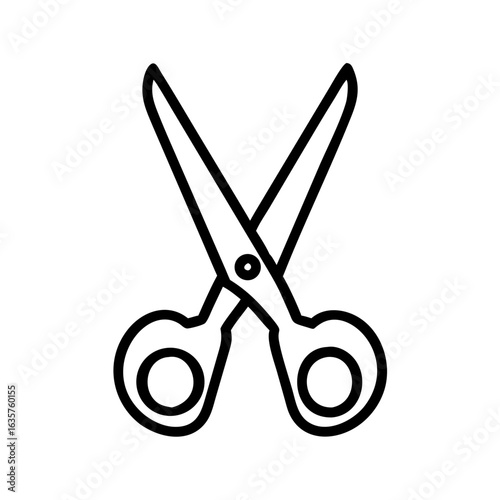 Scissors Icon for Creativity and Crafting Topics
