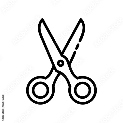 Scissors Icon for Creativity and Crafting Topics
