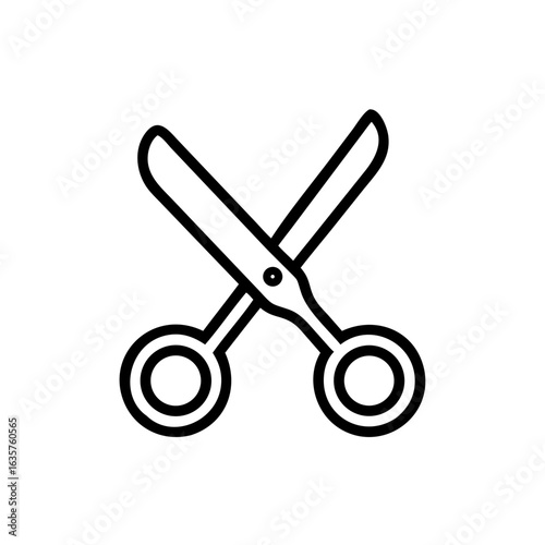 Scissors Icon for Creativity and Crafting Topics