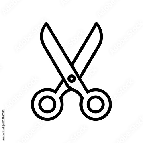 Scissors Icon for Creativity and Crafting Topics