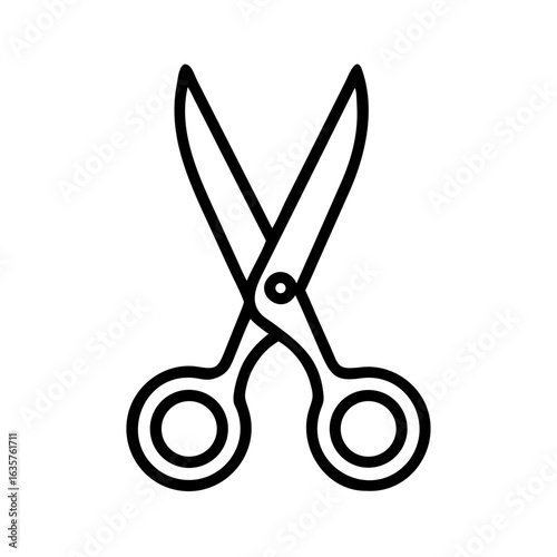 Scissors Icon for Creativity and Crafting Topics