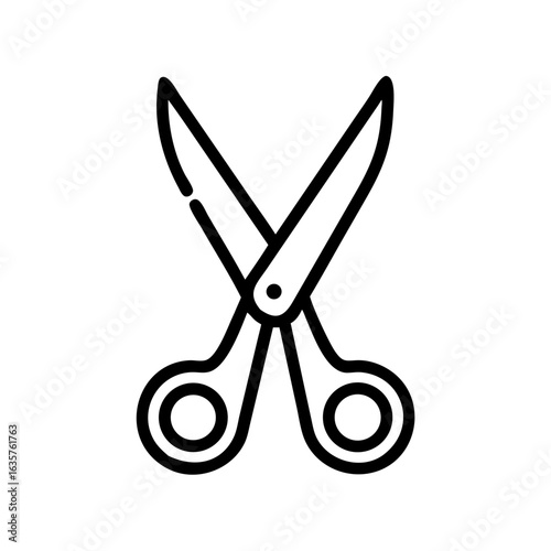 Scissors Icon for Creativity and Crafting Topics