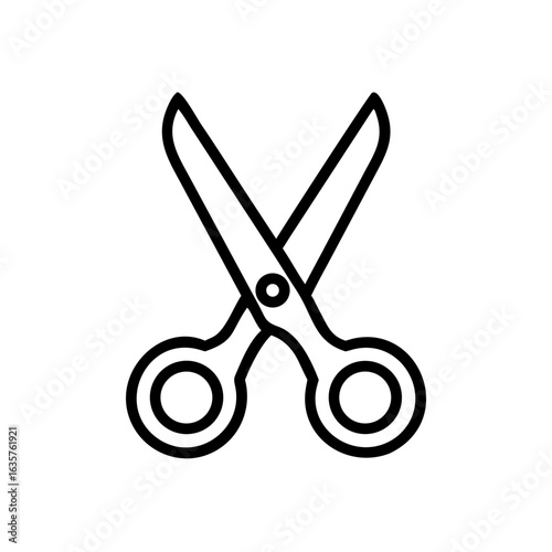 Scissors Icon for Creativity and Crafting Topics