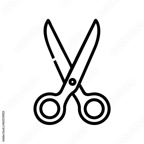 Scissors Icon for Creativity and Crafting Topics