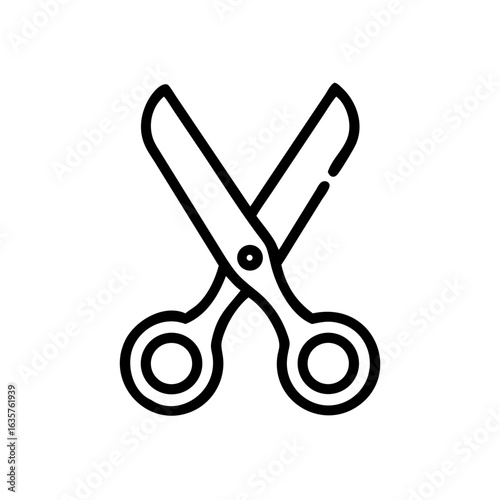 Scissors Icon for Creativity and Crafting Topics