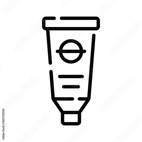 A premium outline icon of packaged space food