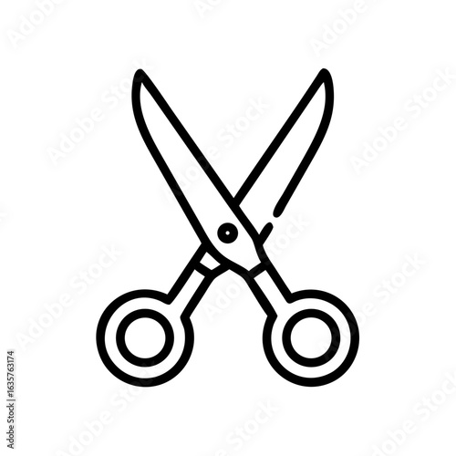 Scissors Icon for Creativity and Crafting Topics