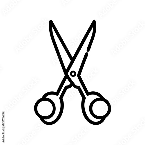 Scissors Icon for Creativity and Crafting Topics