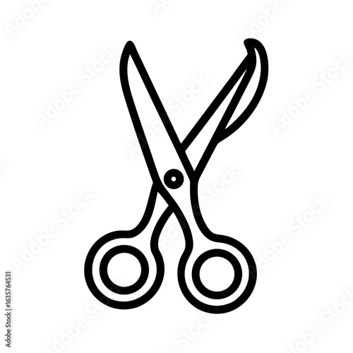 Scissors Icon for Creativity and Crafting Topics