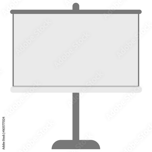 Projection Screen Illustration