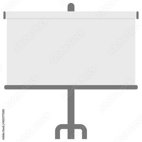 Projection Screen Illustration