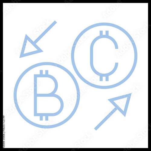 Token Swap Icon Design