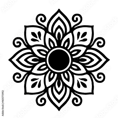 abstract floral ornament
