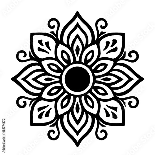 abstract floral ornament