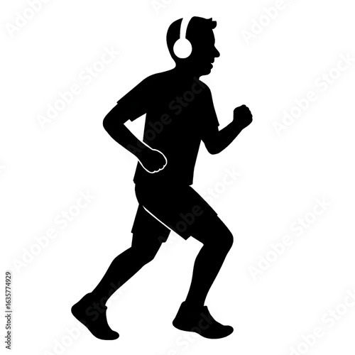 silhouette of a man