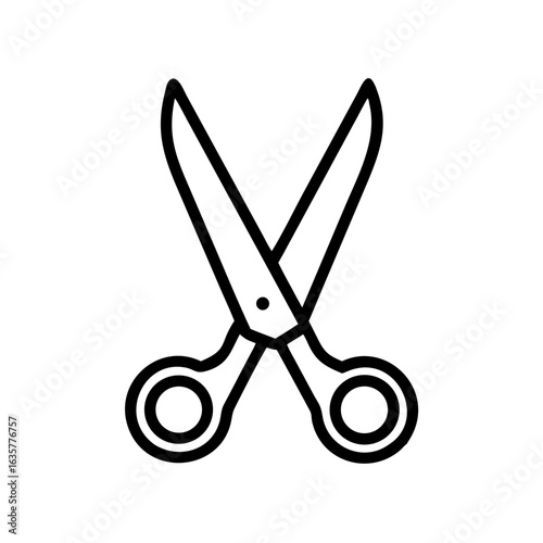 Scissors Icon for Creativity and Crafting Topics