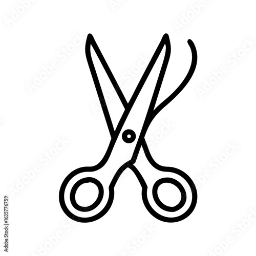Scissors Icon for Creativity and Crafting Topics