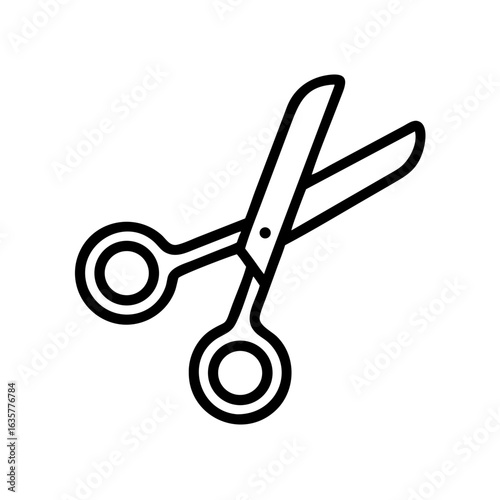 Scissors Icon for Creativity and Crafting Topics