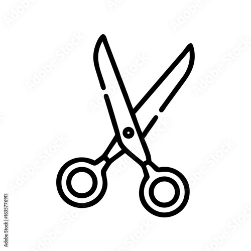 Scissors Icon for Creativity and Crafting Topics