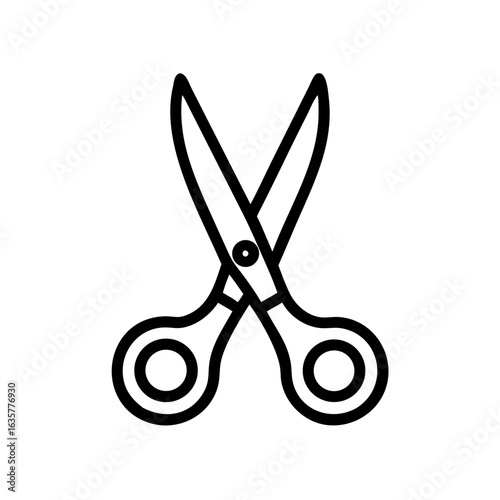 Scissors Icon for Creativity and Crafting Topics