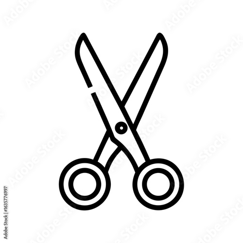 Scissors Icon for Creativity and Crafting Topics