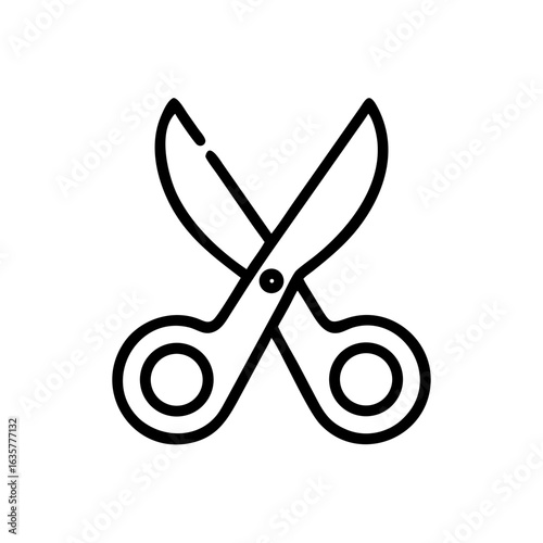 Scissors Icon for Creativity and Crafting Topics