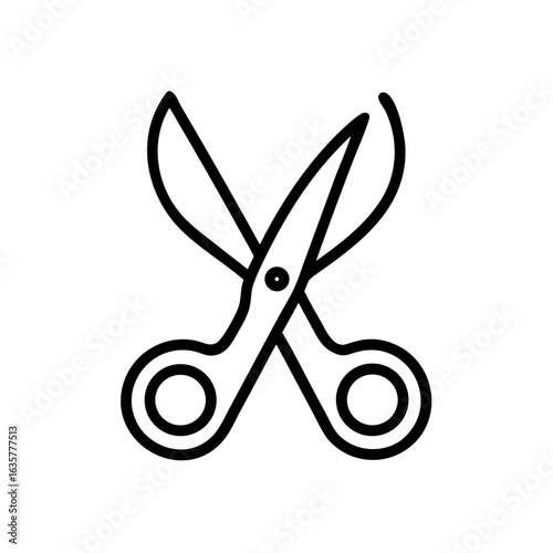 Scissors Icon for Creativity and Crafting Topics