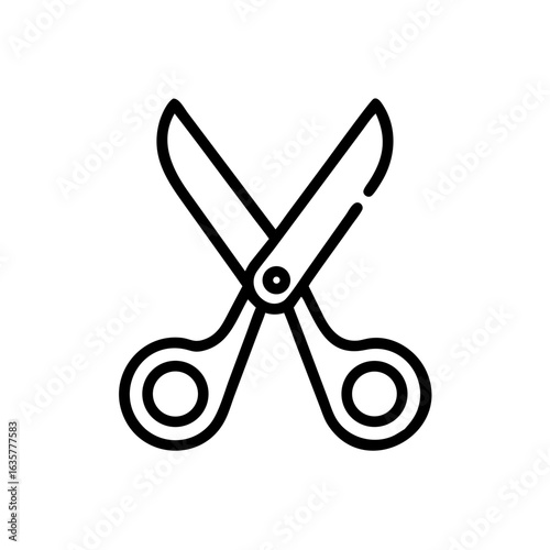 Scissors Icon for Creativity and Crafting Topics